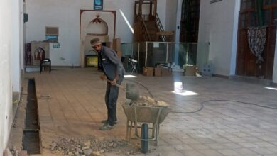 نصب و راه‌اندازی تأسیسات سرمایش و گرمایش مسجد جامع قاین
