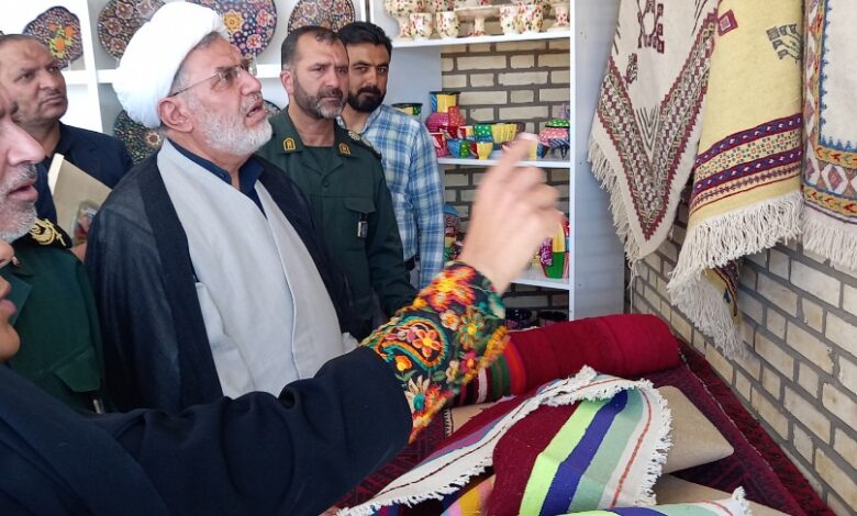 افتتاح فروشگاه صنایع‌دستی در قاین