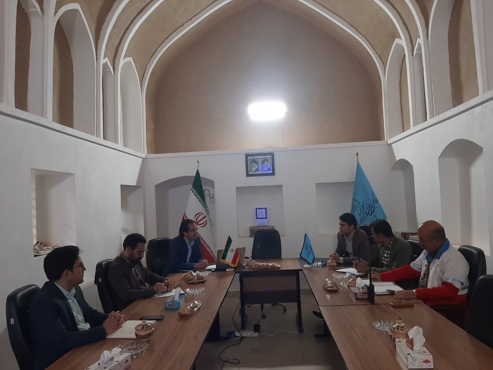 برگزاری کمیته اسکان، نظارت و آمار ستاد سفر شهرستان خوسف